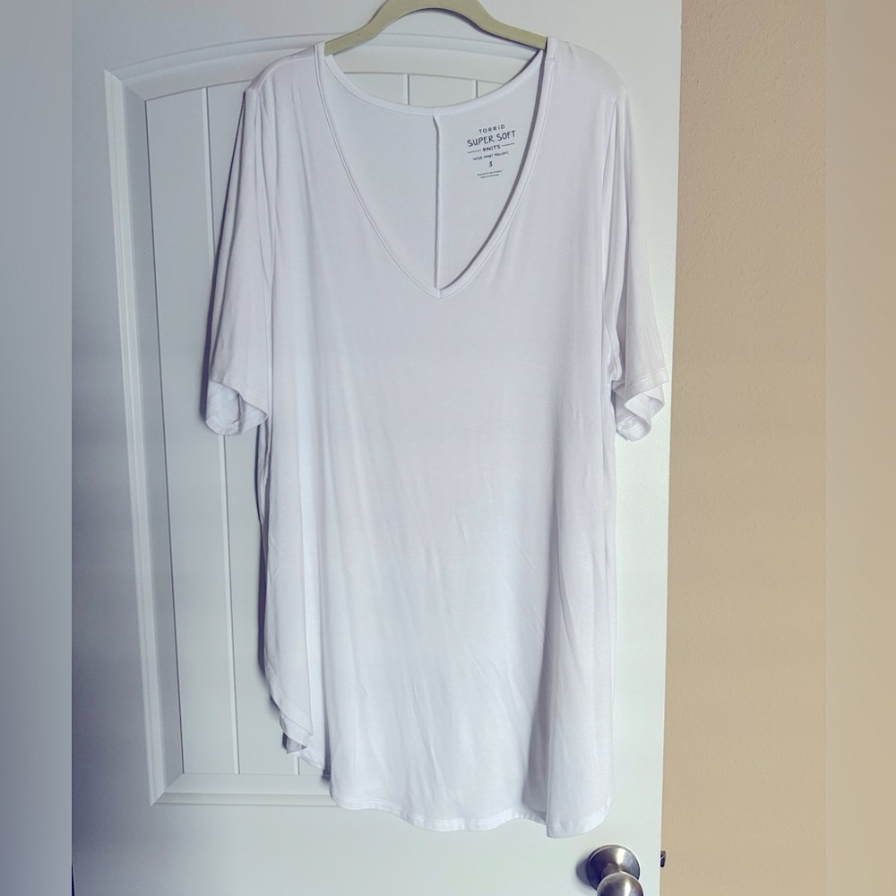 Torrid Favorite Tunic Super Soft V-Neck Tunic Tee 3X NWOT!